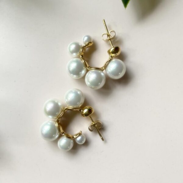 Pearl Hoops - Image 2