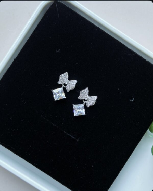 Bow Diamond Studs