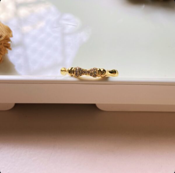 Dainty Bow Ring - Image 2