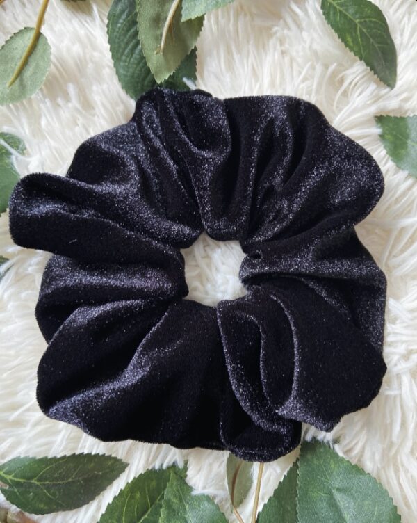 Glittery Velvet Scrunchies - Image 3