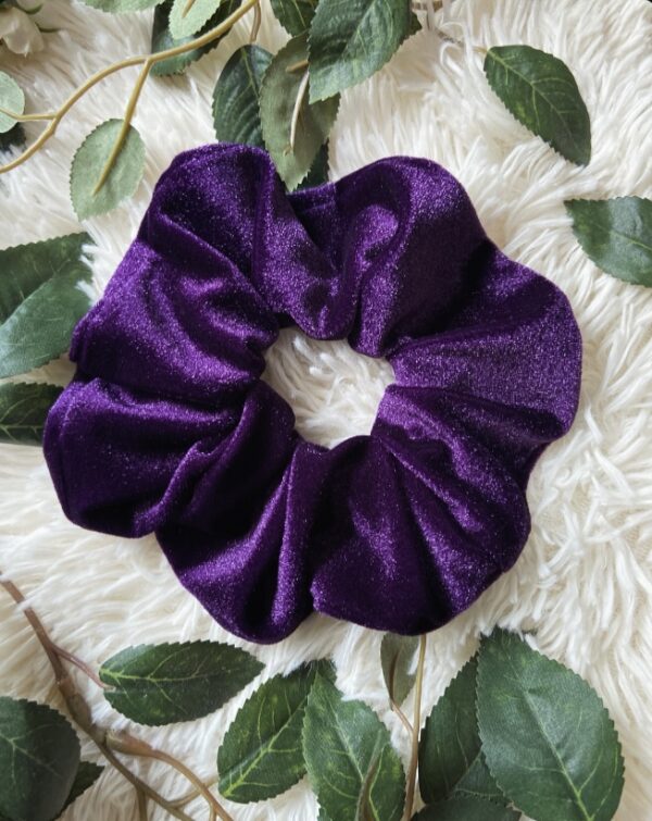 Glittery Velvet Scrunchies - Image 2