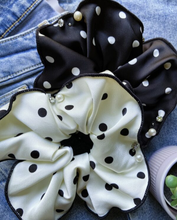 Polka Dot Scrunchies