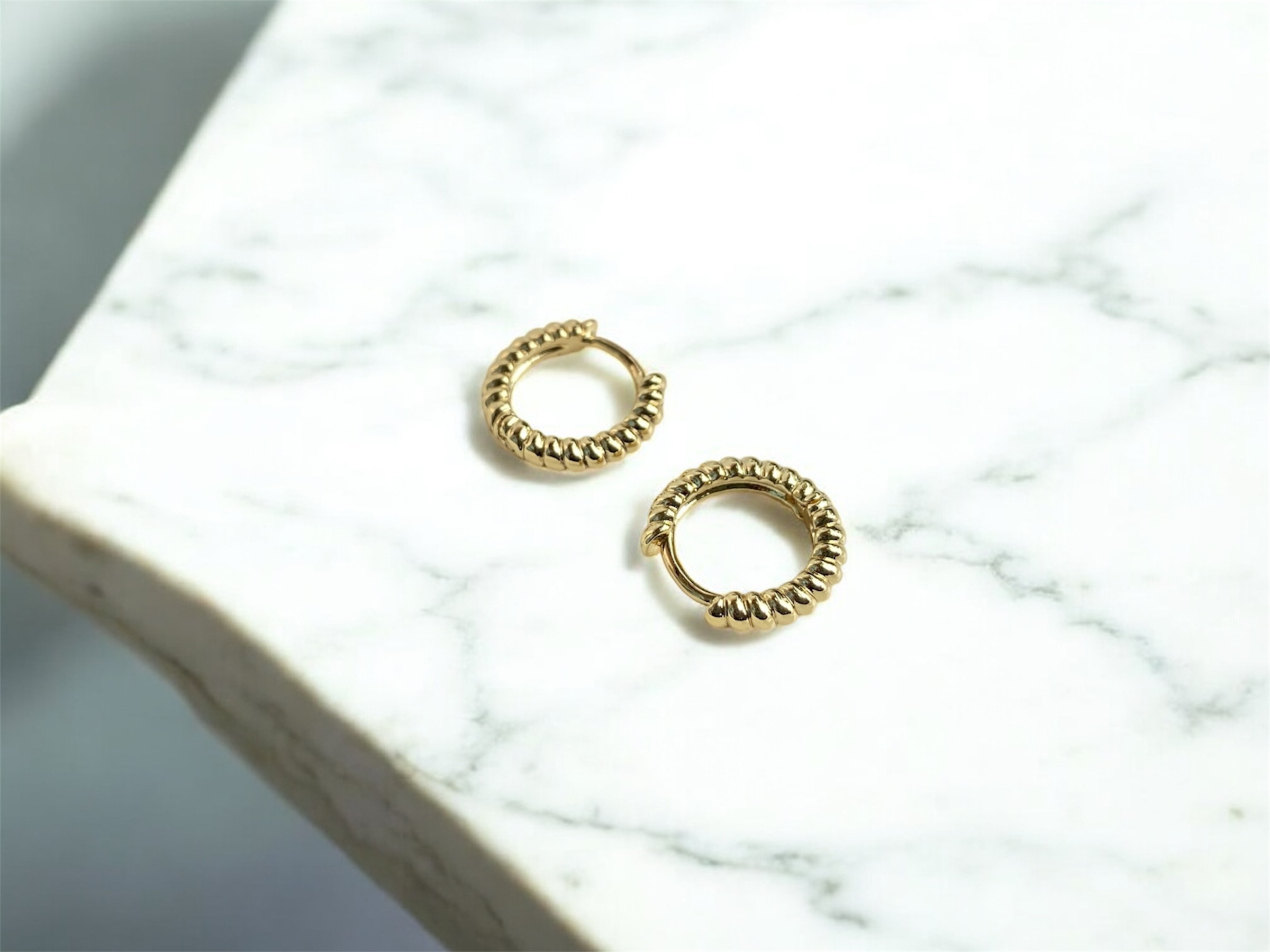 18k gold plated textured hoop earrings anti tarnish, waterproof & skin friendly daily wear | avrékh jewels 18k gold plated textured hoop earrings anti tarnish, waterproof & skin friendly daily wear | avrékh jewels